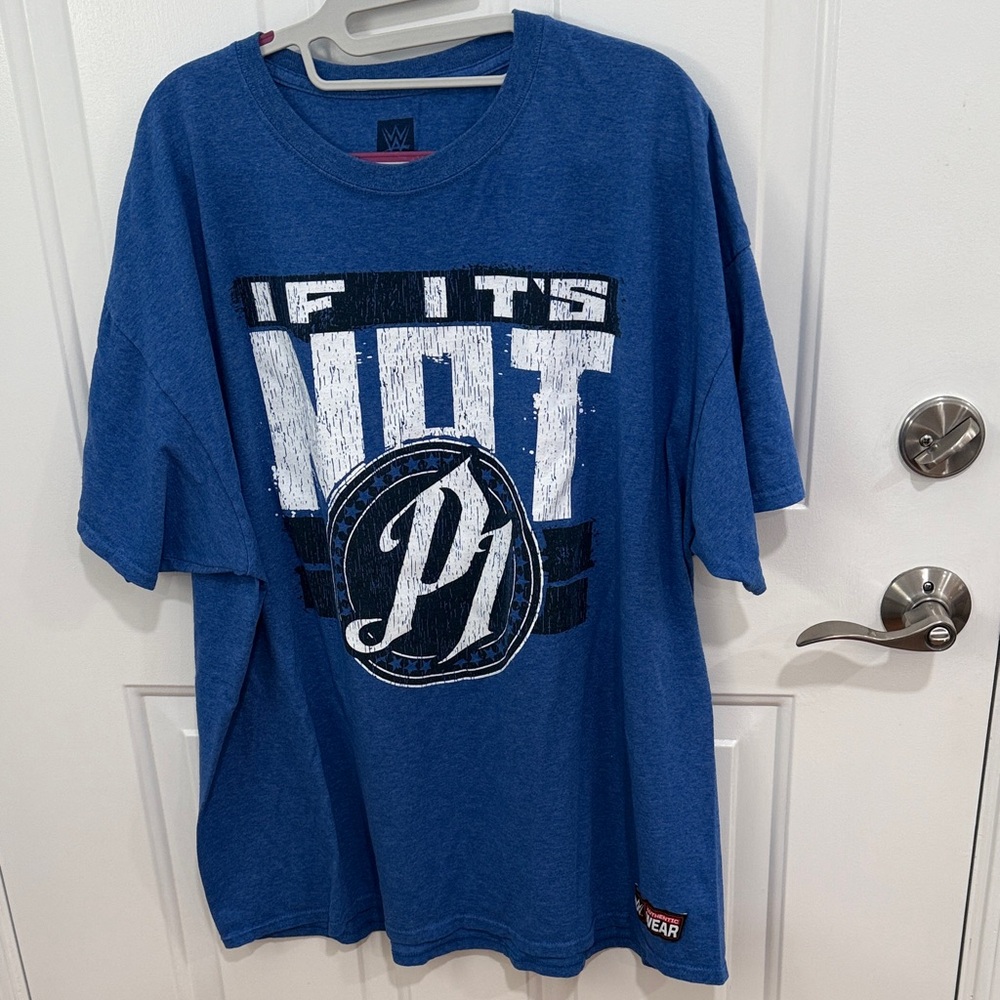 WWE Blue Graphic Short Sleeve Tee